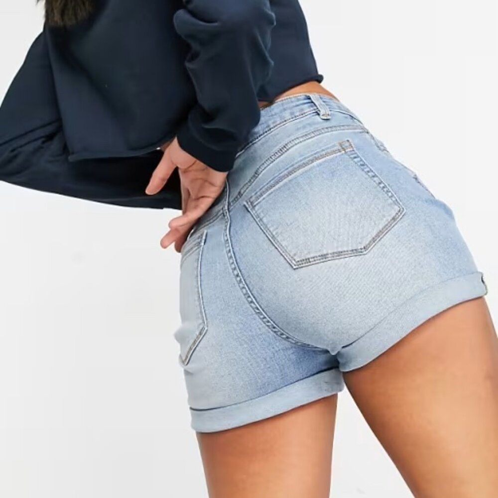 Pimkie Denim High Waisted Shorts (EU 32/ US 0)